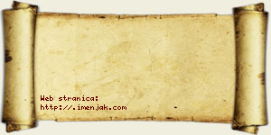 Olja Perunac vizit kartica